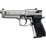 Beretta 92FS Nickel, Black Grips