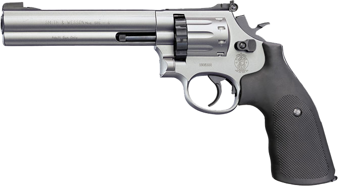 Smith & Wesson Nickel Revolver