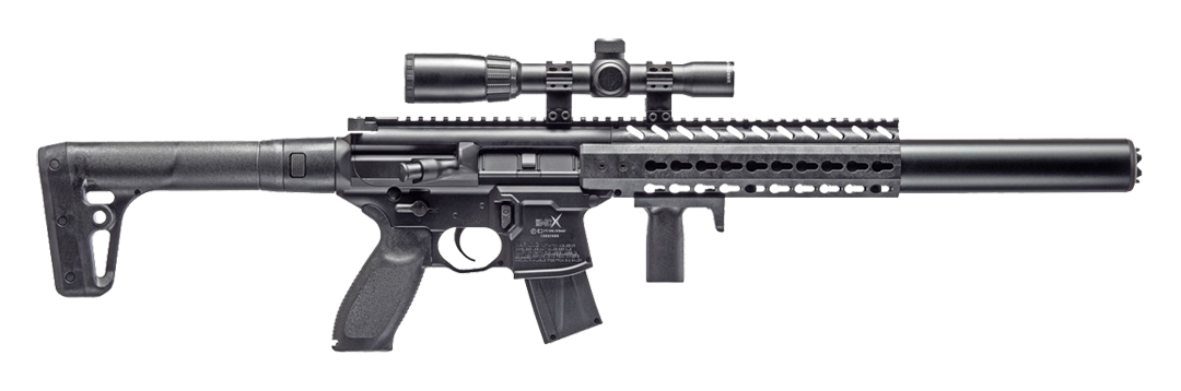 SIG Sauer MCX w/ 1-4x24 Scope .177 Black CO2 Air Rifle