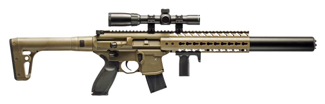 SIG Sauer MCX w/ 1-4x24 Scope .177 Flat Dark Earth CO2 Air Rifle