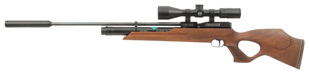 Weihrauch HW100 Thumbhole With Moderator