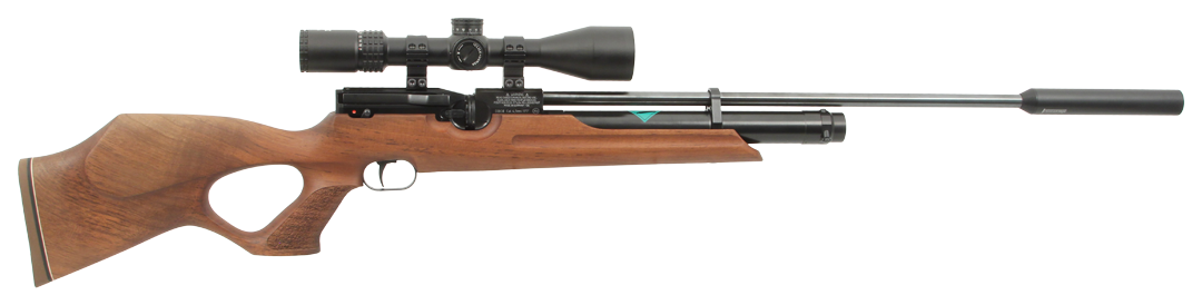 Weihrauch HW100 Thumbhole With Moderator