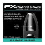 FX Hybrid Slugs – .30 – 44.5gr – 100 ct.