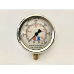 High Pressure Gauge (6000 PSI), 2.5" Face, Bottom Mount, Male NPT - Image 1