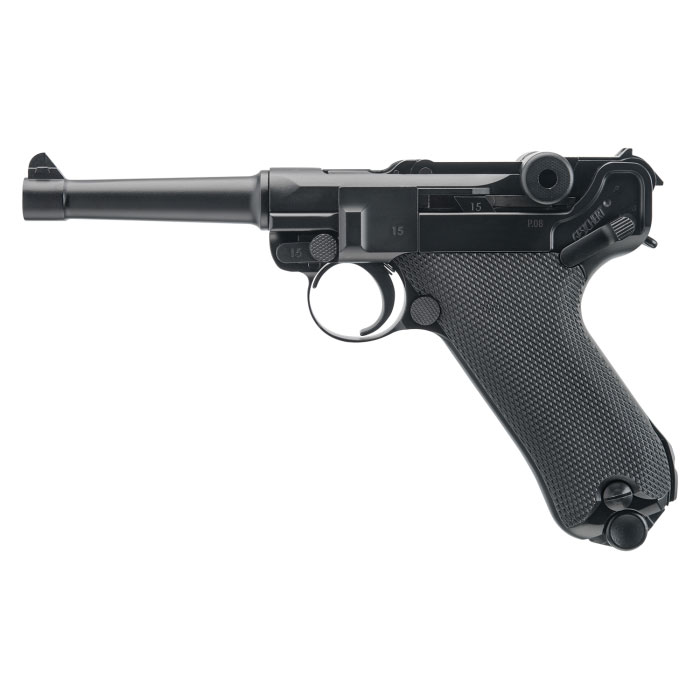 Legends P08 .177 Blowback BB Gun Air Pistol - Black : Umarex Airguns