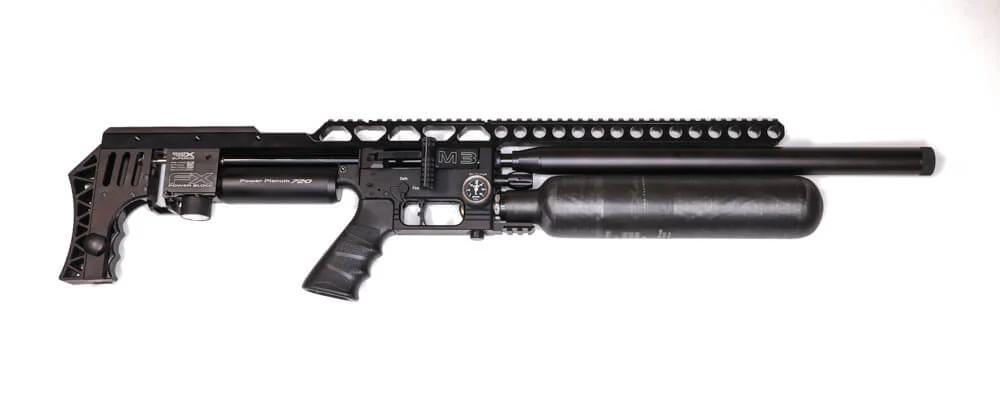 AirMarksman FX Impact Backbone Rail Long – 30 MOA – Black