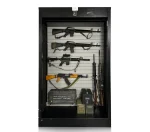 Smart Gun Safe with Fingerprint and Bluetooth Lock for Secure Storage and Display