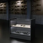 Bulletproof Glass Display Safe for Jewelry, Firearms, and Valuables Stores