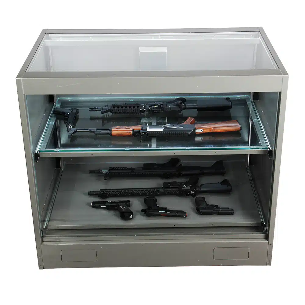 Bulletproof Glass Display Safe for Jewelry, Firearms, and Valuables Stores