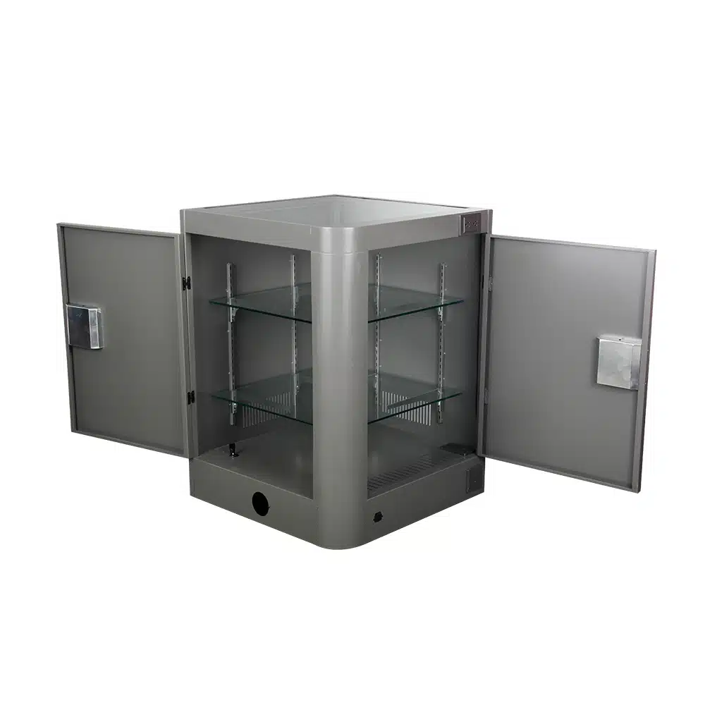 Bulletproof Glass Display Safe for Jewelry, Firearms, and Valuables Stores