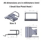 Pistol Display Rack Hanger Set