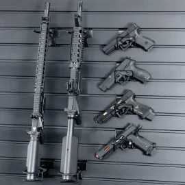 Modular Tactical Gun Wall Mount Display by Hold Up Displays