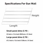 Modular Tactical Gun Wall Mount Display by Hold Up Displays