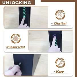 Biometric Slider Handgun Safe