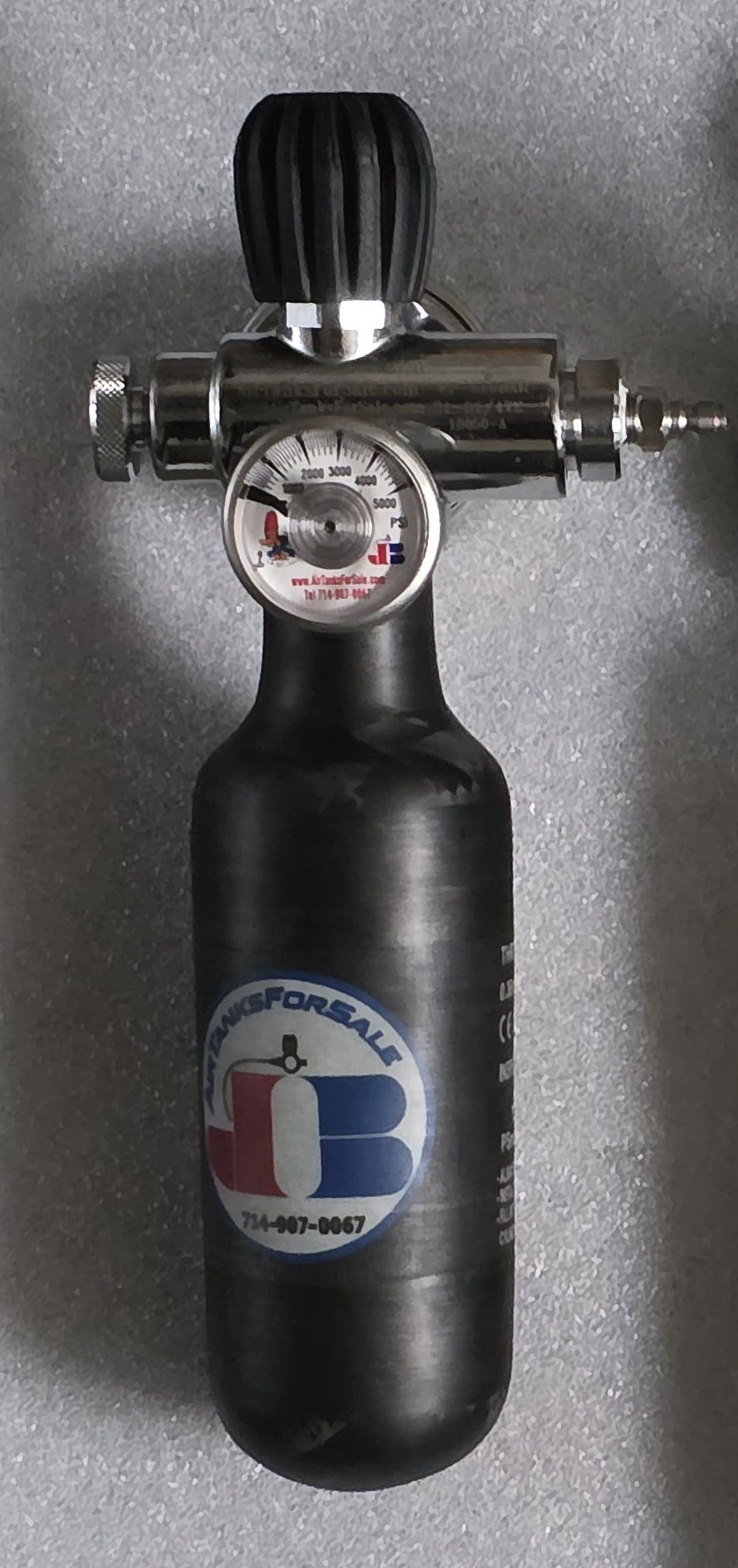 Mini-Fill Tanks Available in 300, 580, 700cc @ 4500 PSI