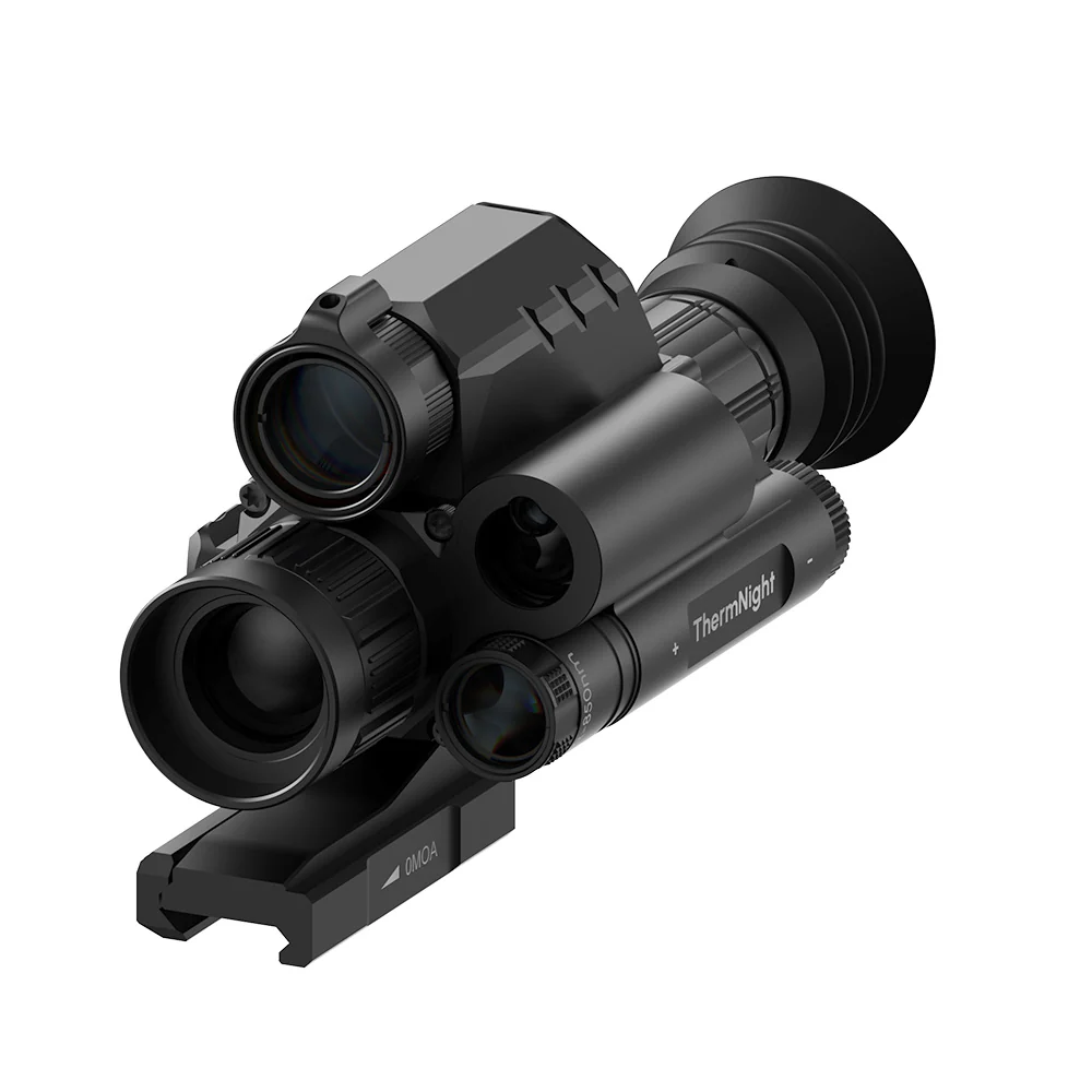 DNT Optics TNC225R - ThermNight Daytime, Thermal & Night Vision Multispectral Scope with Laser Rangefinder and Ballisti…