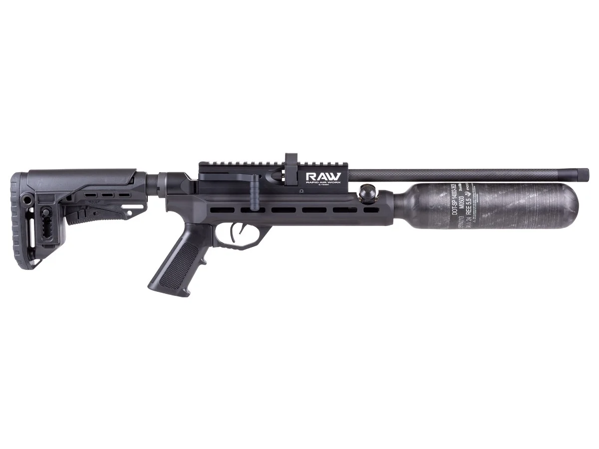 RAW HM1000x Mini Chassis PCP Air Rifle by RAW Rapid Air Worx
