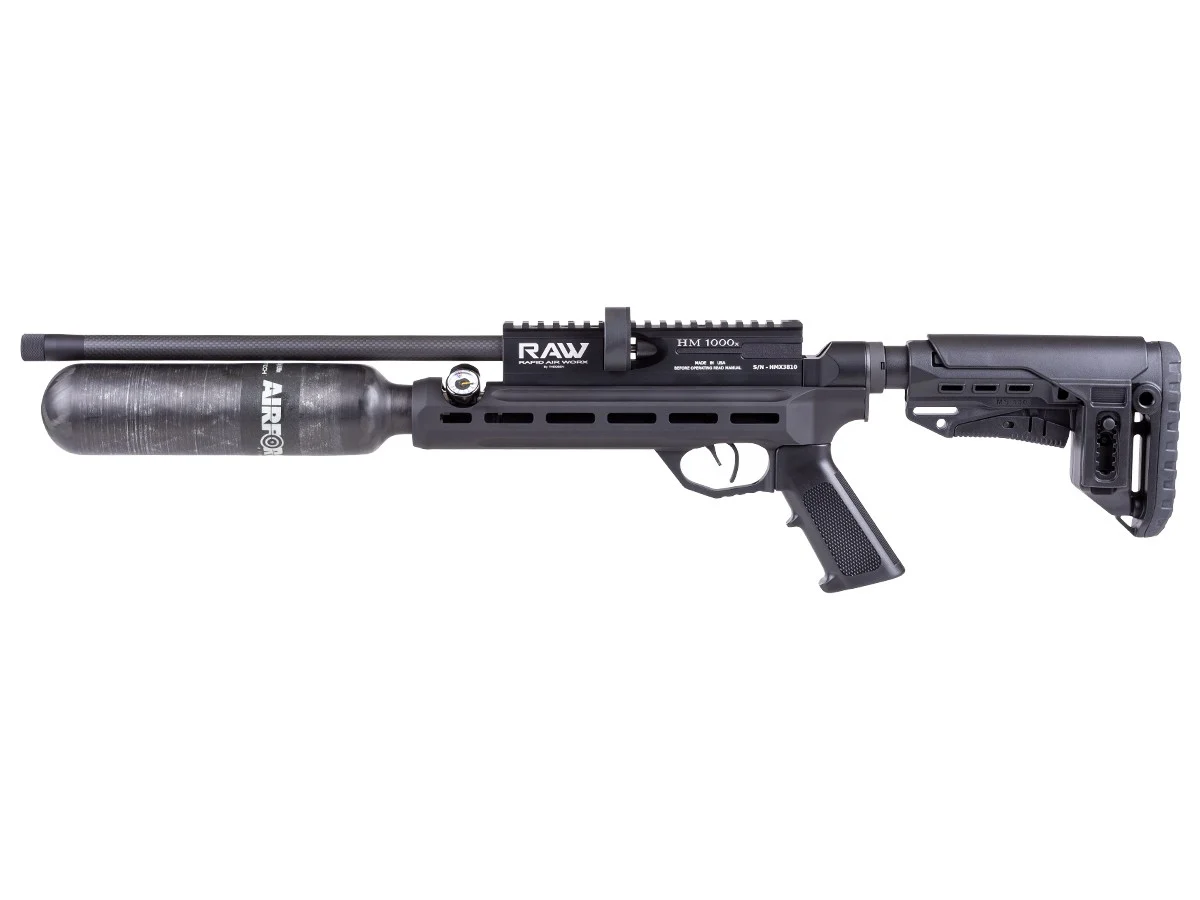 RAW HM1000x Mini Chassis PCP Air Rifle by RAW Rapid Air Worx