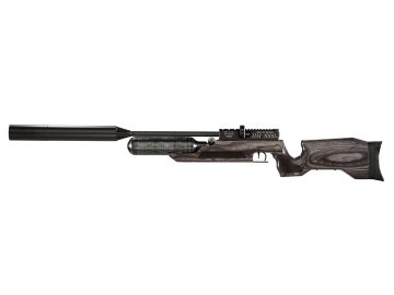 RAW HM1000x LRT Air Rifle, Black Laminate w/Moderator by RAW Rapid Air Worx
