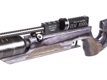 RAW HM1000x LRT Air Rifle, Black Laminate w/Moderator by RAW Rapid Air Worx