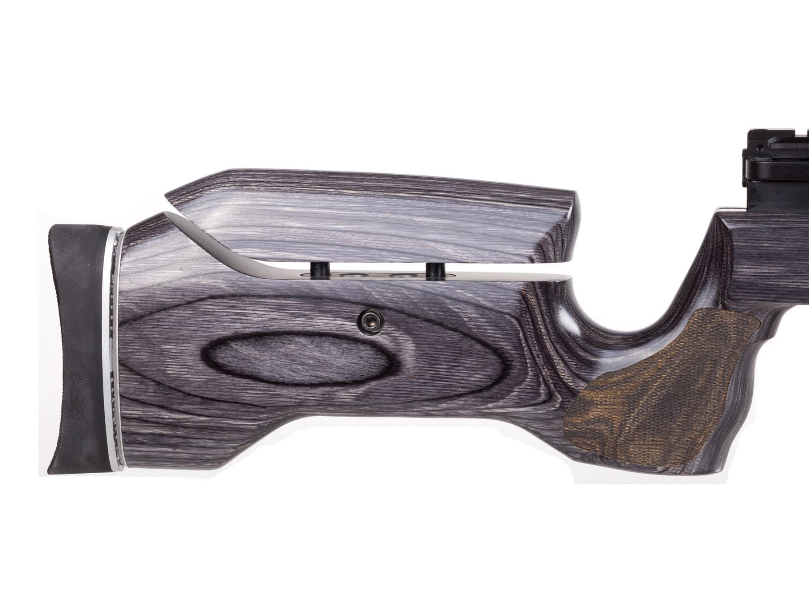 RAW HM1000x LRT Air Rifle, Black Laminate w/Moderator by RAW Rapid Air Worx