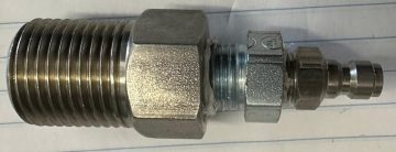 Stainless Steel Firehouse to Stainless Steel Foster Male Quick Disconnect