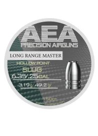 AEA .25 x 49.2gr Long Range Master Hollow Point Slugs