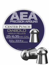 AEA Diabolo center punch .25 x 33.9gr