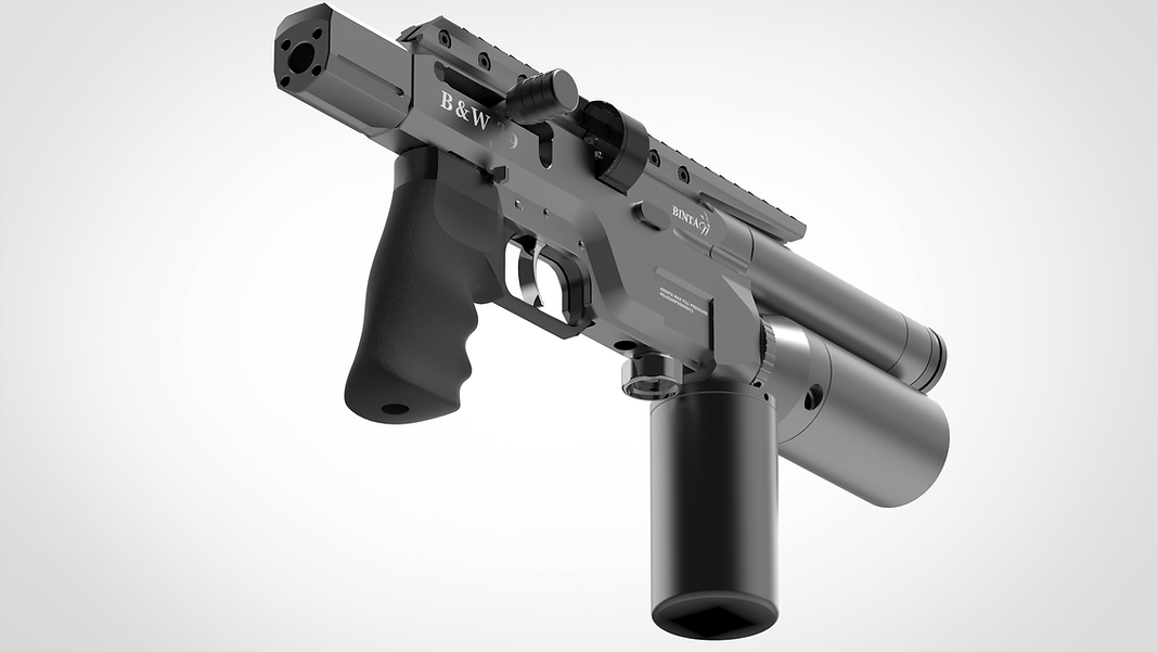 BinTac: T9+ 9mm Semiauto Pistol/Carbine (+Includes Folding Stock and Airline Case!)