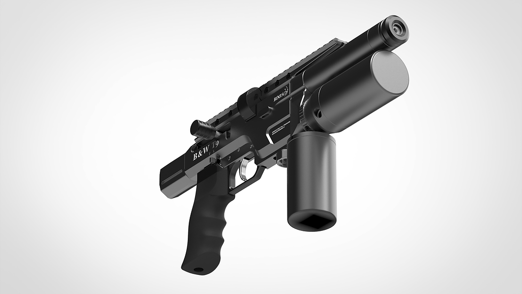 BinTac: T9+ 9mm Semiauto Pistol/Carbine (+Includes Folding Stock and Airline Case!)