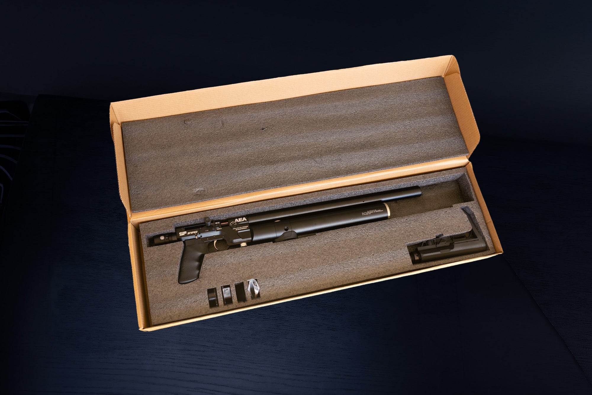 SF Sniper · Cal .25 (6.35mm) · 18" Barrel · Returned · Grade: AAA · 25% OFF - image 1 SF Sniper · Cal .25 (6.35mm) · 18" Barrel · Returned · Grade: AAA · 25% OFF