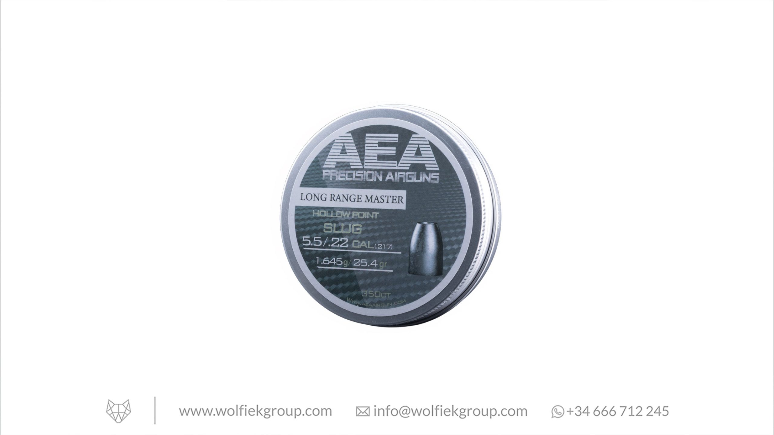 AEA Long Range Master Slugs · Hollow Point · Cal .22 (5.5mm) - image 1 AEA Long Range Master Slugs · Hollow Point · Cal .22 (5.5mm)