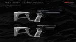 Wolfiek Carbon Fiber Stock for GK1 Air Pistol