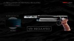 Huben Custom GK1 V3+ Air Pistol Regulated · Cal .22 (5.5mm)