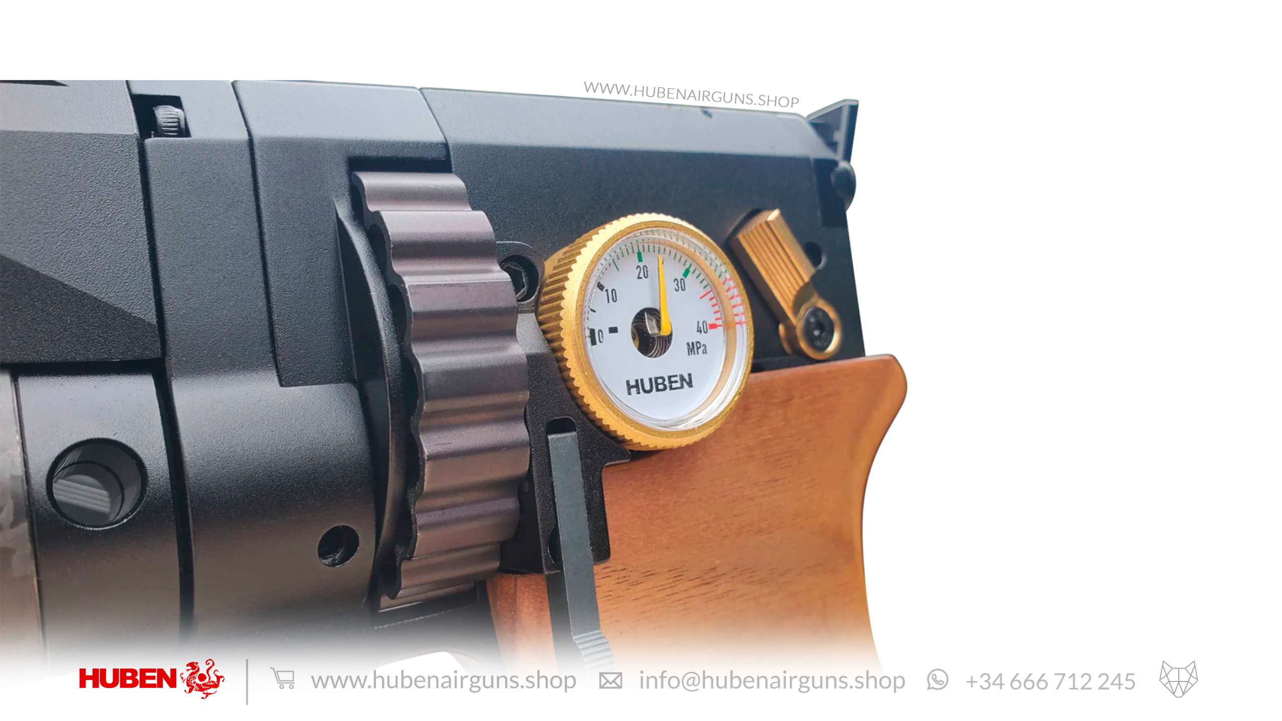Huben GK1 Air Pistol (V1) · Cal .25 (6.35mm)