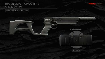 Huben GK1 V3+ CF PCP Carbine · Cal .22 (5.5mm)