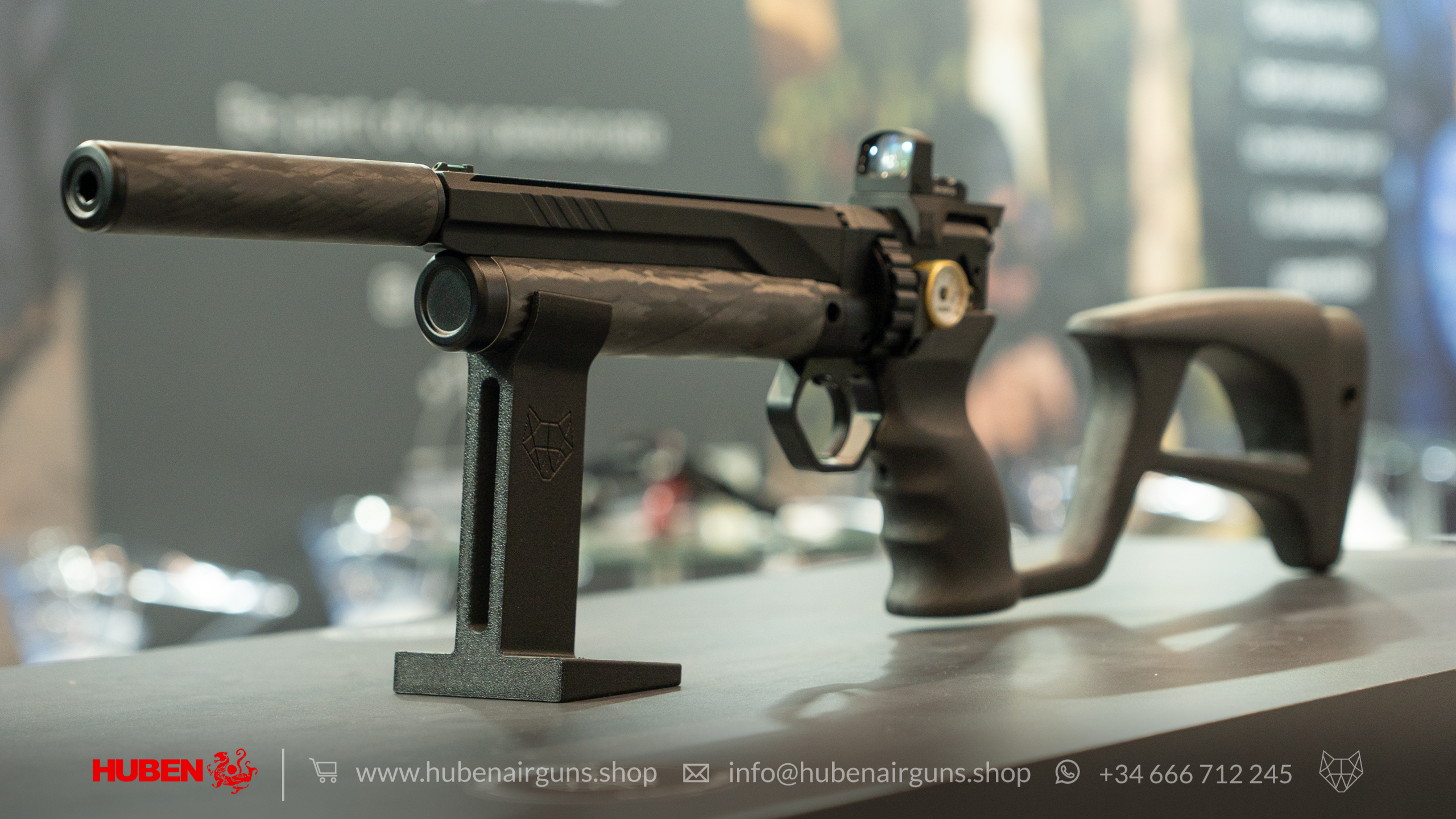 Huben GK1 V3+ CF PCP Carbine · Cal .30 (7.62mm)