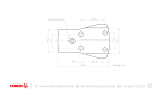Huben GK1 Pistol Mounting Plate for Red Dot Sight 1x17x24
