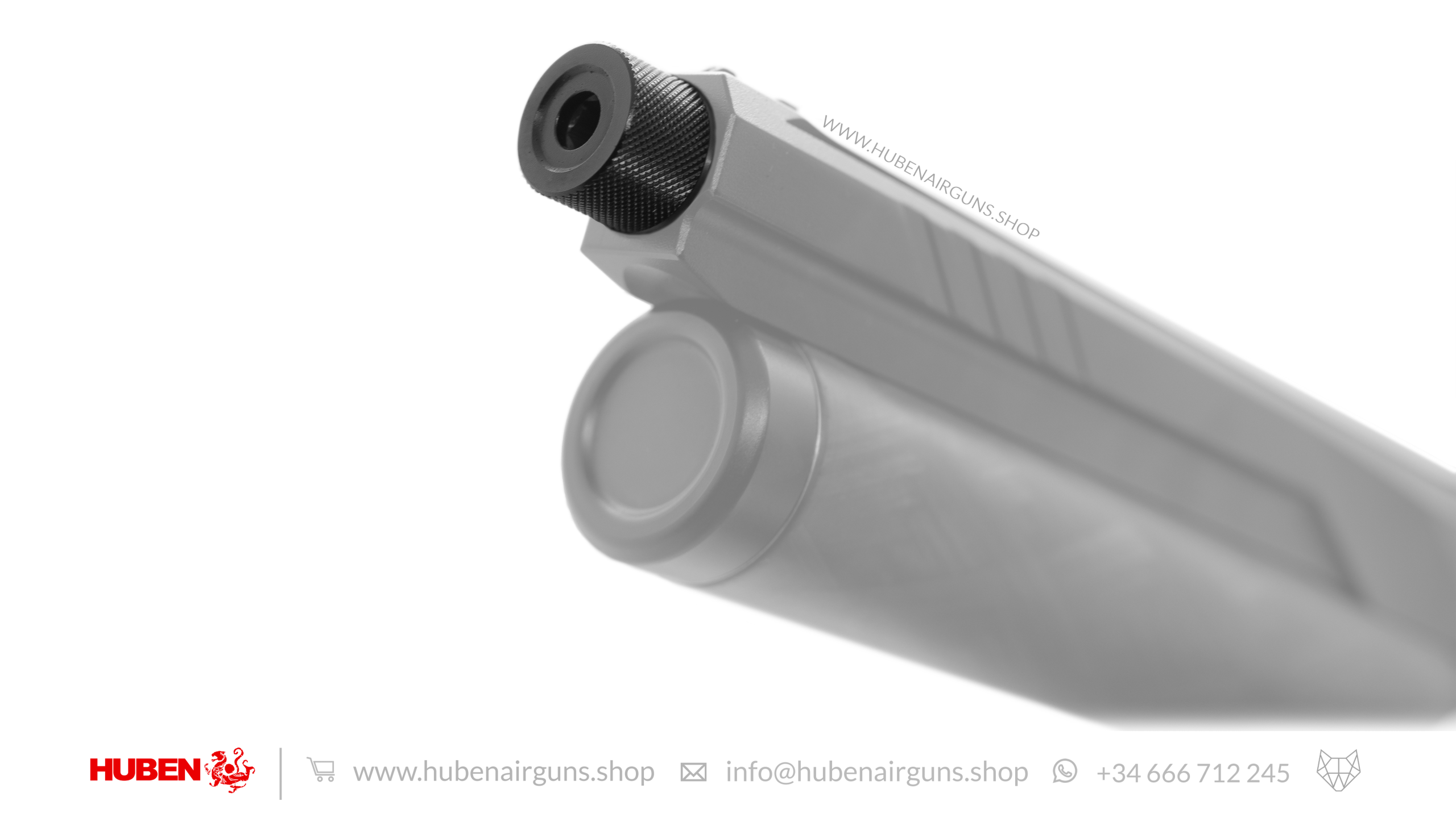 Original Suppressor Adapter for Huben GK1 Air Pistol