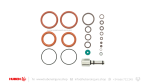 Replacement Parts Kit for Huben PCP Airgun Handpump - 350BAR/5000PSI