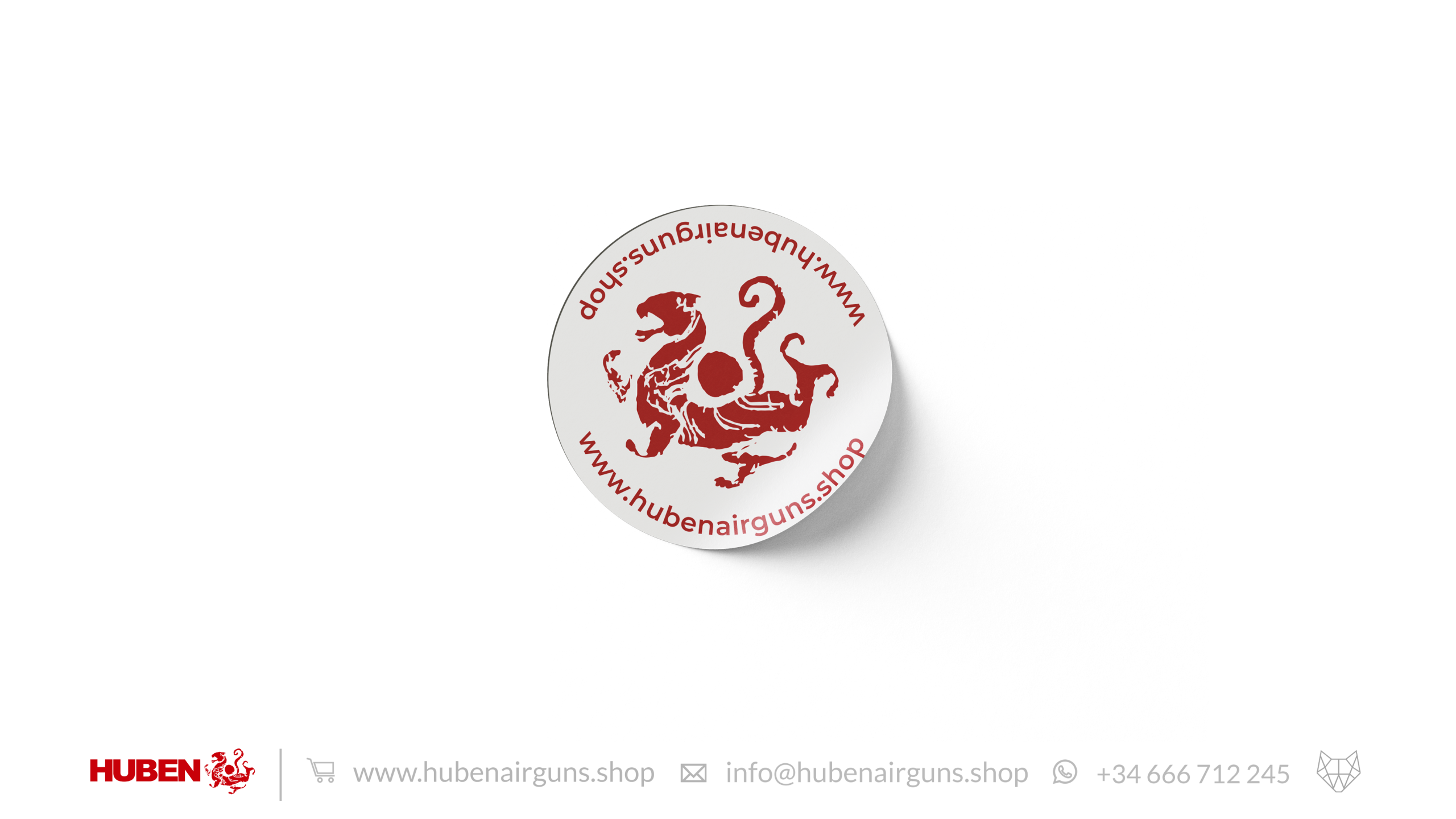 Huben Airgun Brand Stickers