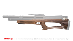 Walnut Stock for Huben Air Rifle