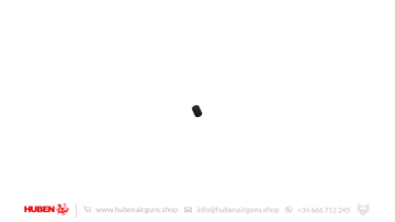 Spare Parts for Huben K1 Air Rifle · Black Plastic Receiver Pin Cover (3x4.6)
