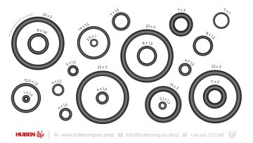 Complete O-rings Kits for Huben Air Rifles & Pistols