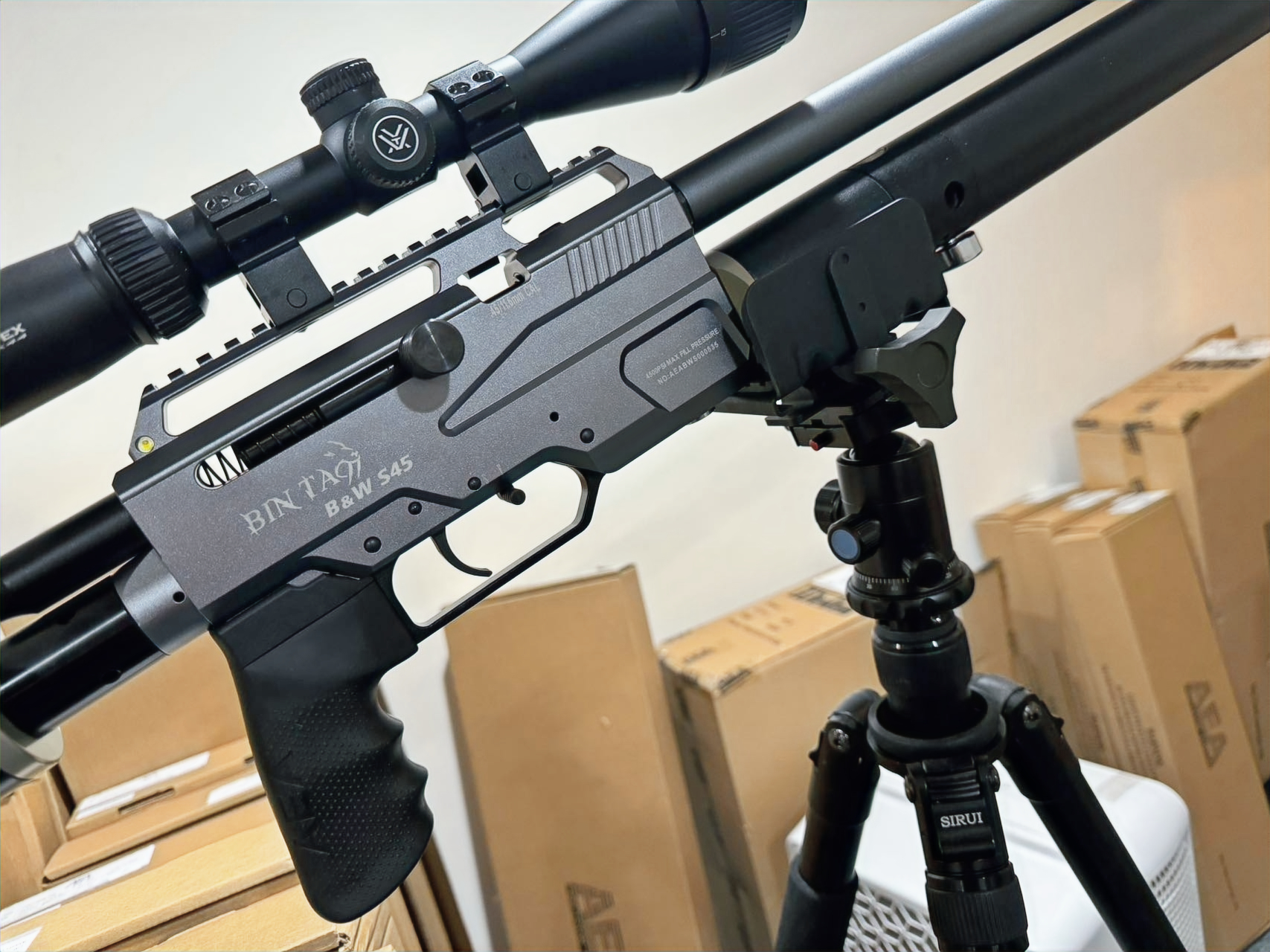 B&W S45 Nitro(357,457Cal) With FS1 3in1 Scope Combo(optional)