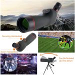 Gumo 20-60x60 Spotting Scope with Tripod,HD BAK4 Prism Full Multi-Coated Lens