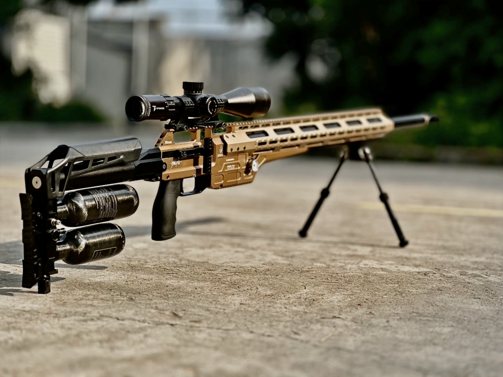 BinTac MCAR Long Range Air rifle 4500 and 7000 PSI Comptition Version - image 1 BinTac MCAR Long Range Air rifle 4500 and 7000 PSI Comptition Version