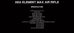 AEA Precision Airgun Element Max with Customized Upgrades