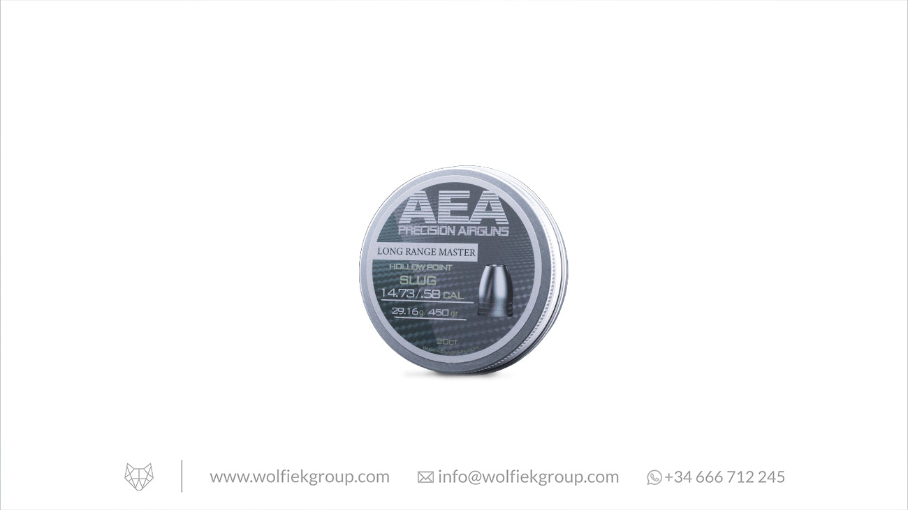 AEA Long Range Master Hollow Point Slugs - Cal .58 (14.73mm) - 29.16g (450gr) - image 1 AEA Long Range Master Hollow Point Slugs - Cal .58 (14.73mm) - 29.16g (450gr)