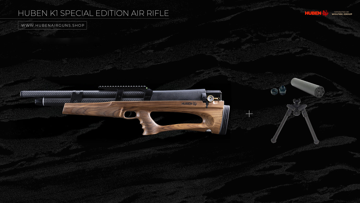 Huben K1 Special Edition Air Rifle · Cal .30 (7.62mm)